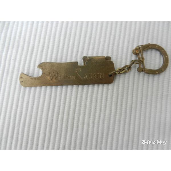 ancien rare porte cl�s d�capsuleur vintage William Saurin