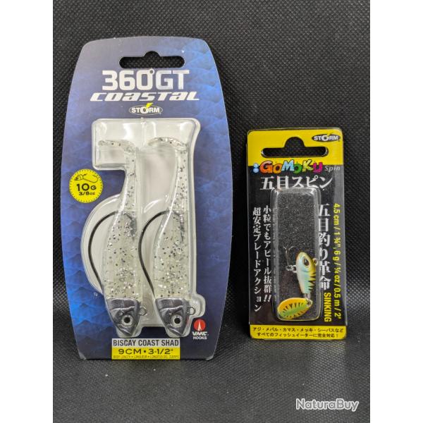 Lot p�che n� 20 / 360 GT COASTAL + STORM GOMOKU