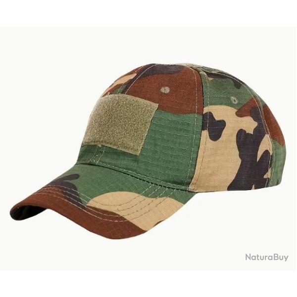 Casquette Treillis Jungle velcro en fa�ade