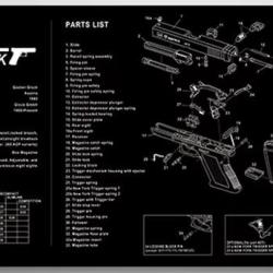 Tapis de nettoyage Glock 17