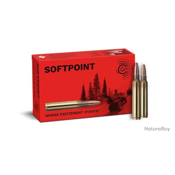 Munition Geco 300 Win Mag Soft-point Demi-blinde 11g 170gr x2 boites