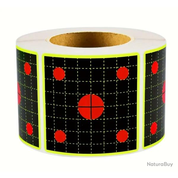 Rouleau de 200 cibles autocollantes carr�