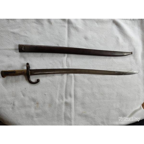 Ba�onnette chassepot 1870