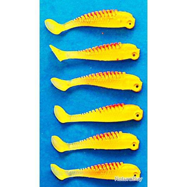 Leurre souple silicone - 1,37 gr. - par 6 pi�ces.