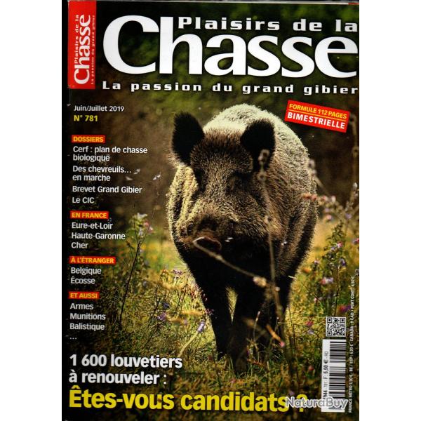 plaisirs de la chasse 781 cerf, sanglier, louvetiers, �pagneul breton, browning mk3 cerakote