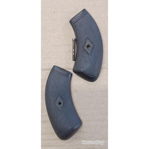 plaquettes poign�e pour revolver type bulldog velodog lefaucheux... (2106)