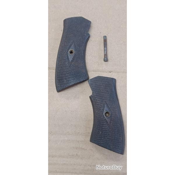 plaquettes poign�e pour revolver type bulldog velodog lefaucheux... (2109)