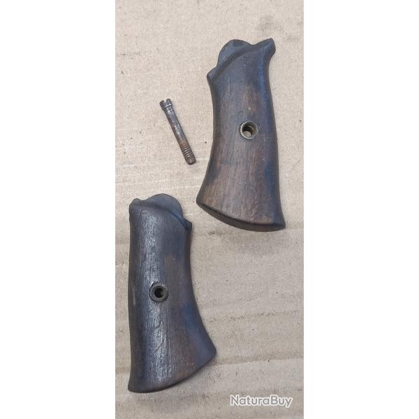 plaquettes poign�e pour revolver type bulldog velodog lefaucheux... (2115)