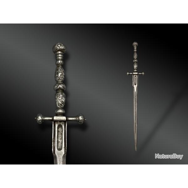 STYLET appel� � mis�ricorde � - Travail europ�en - XIX�me si�cle