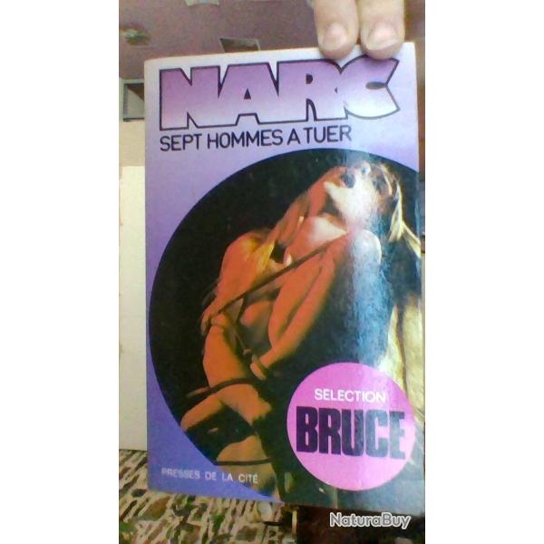 Sept hommes a tuer - Narc - collection Bruce - Presses de la cit