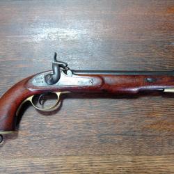Pistolet de cavalerie britannique Tower &agrave; percussion - mod&egrave;le 1842 - vers 1861 - BE