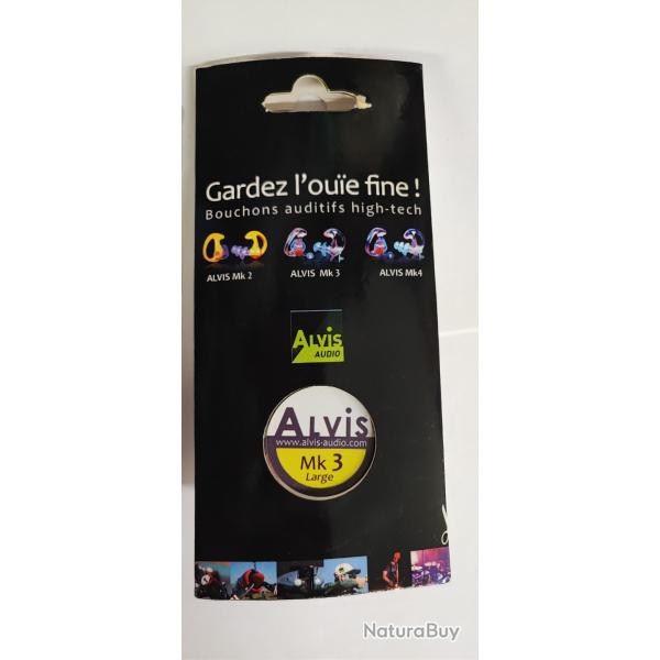 BOUCHON D'OREILLE ALVIS AUDIO - MK3 Large