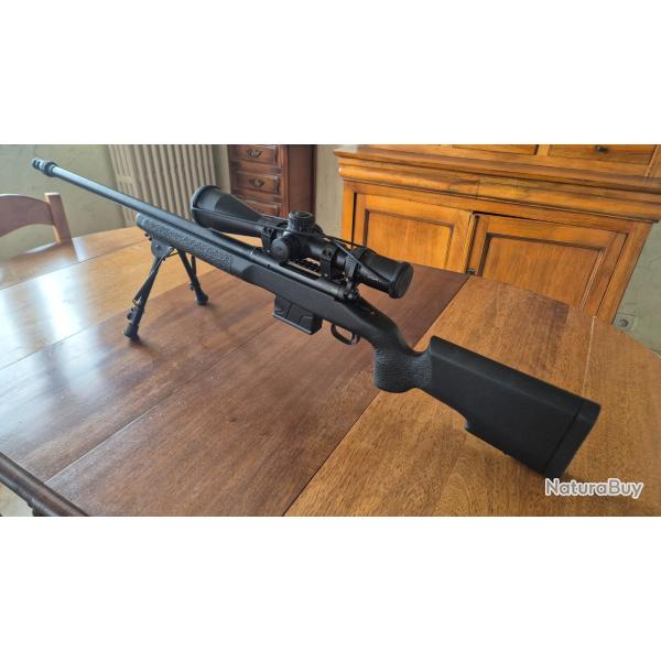 Savage model 10 Fcp crosse McMillan + lunette vortex strike eagle 5-25