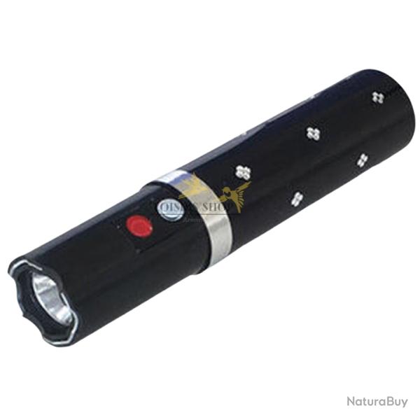 Shocker dissimul� en rouge � l�vres noir 2 000 000 volts avec lampe LED - Praga