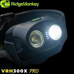 Lampe Frontale RidgeMonkey Rechargeable VRH300X Pro