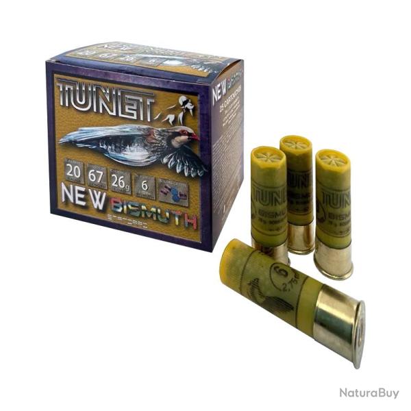 Cartouches Tunet Bismuth Perdrix Calibre 20 Numro