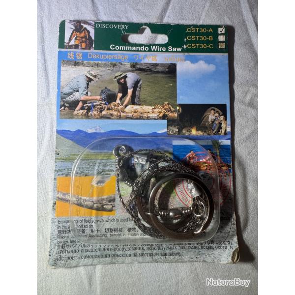 Scie Fil Commando de Survie - Neuf, Emballage d'Origine