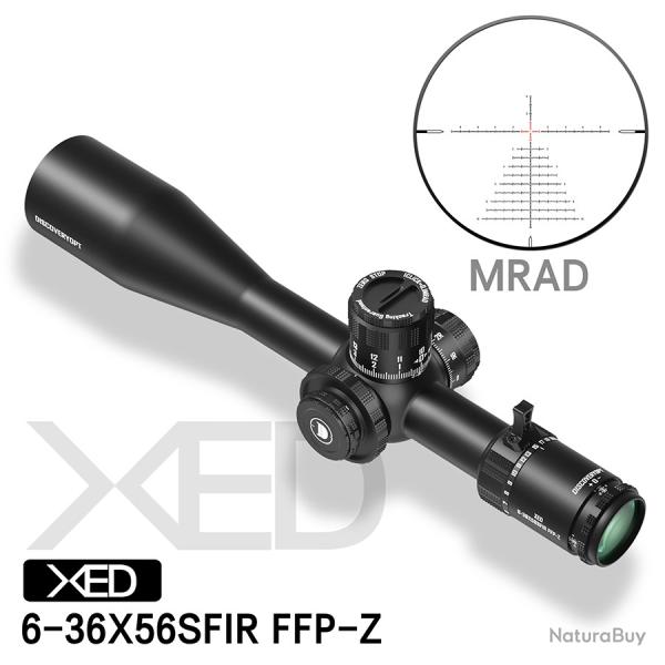 DISCOVERYOPT DISCOVERY XED 6-36X56SFIR FFP-MRAD-ZERO STOP 35MM