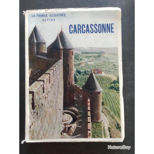 Livre d'histoire illustr "Carcassonne" de 1939