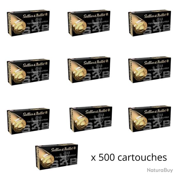 Munitions SELLIER&BELLOT cal.9browning court 380 auto fmj 92gr 6g par 500