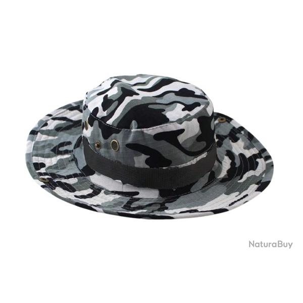 Bob adulte Treillis blanc pour randonn�e p�che