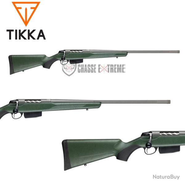 Carabine TIKKA T3X Lite Roughtech Flutee Verte 51cm Cal 30-06 Sprg
