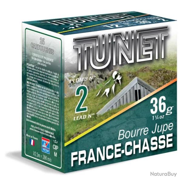 Cartouche Tunet France Chasse Calibre 12 70 Num�ro