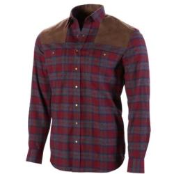 Chemise &agrave; carreaux Browning rouge et bleue
