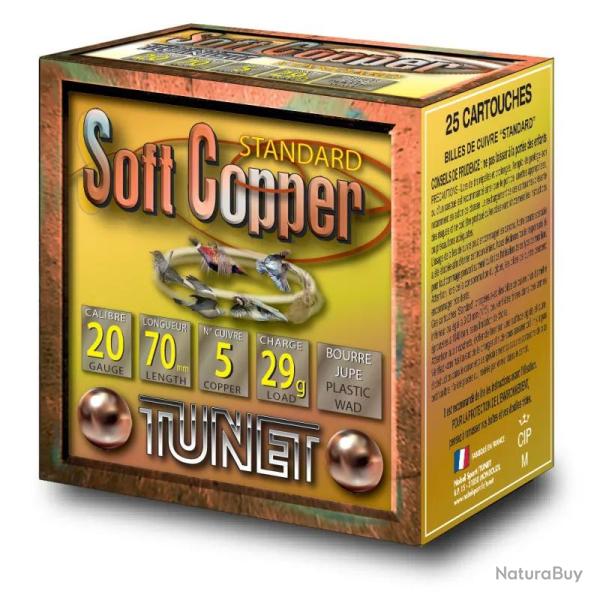 Cartouches Tunet Soft Copper Standart Calibre 20 Num�ro