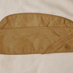 Bonnet de police US coton kaki clair Quartermaster WW2