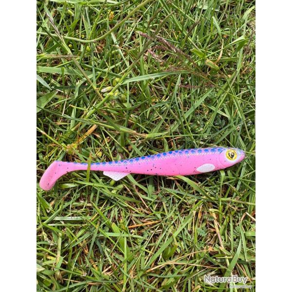 Leurre souple Fox rage slick shad 11cm pink QB EXCLUSIF
