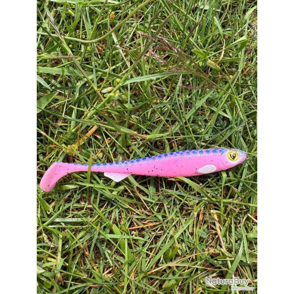 Leurre souple Fox rage slick shad 11cm pink QB EXCLUSIF