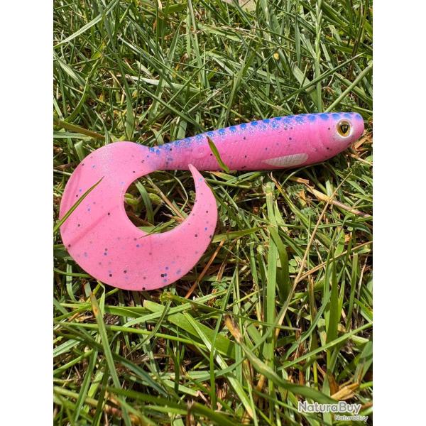 Leurre souple Fox rage pro grub 12cm Pink QB EXCLUSIF