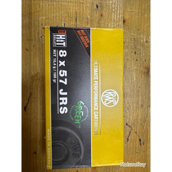 8x57 JRS RWS HIT 160 gr