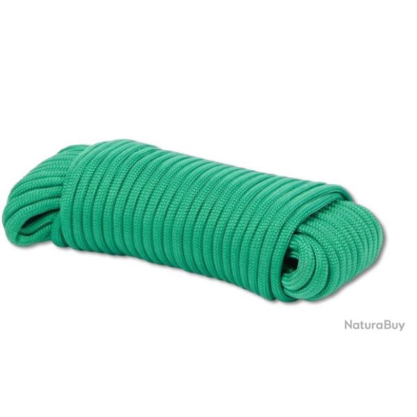 Paracorde 15 m x  3mn - 125 kg - Verte