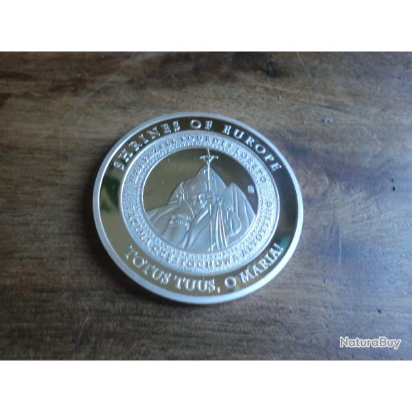 m�daille lourdes fatima shrines  europe