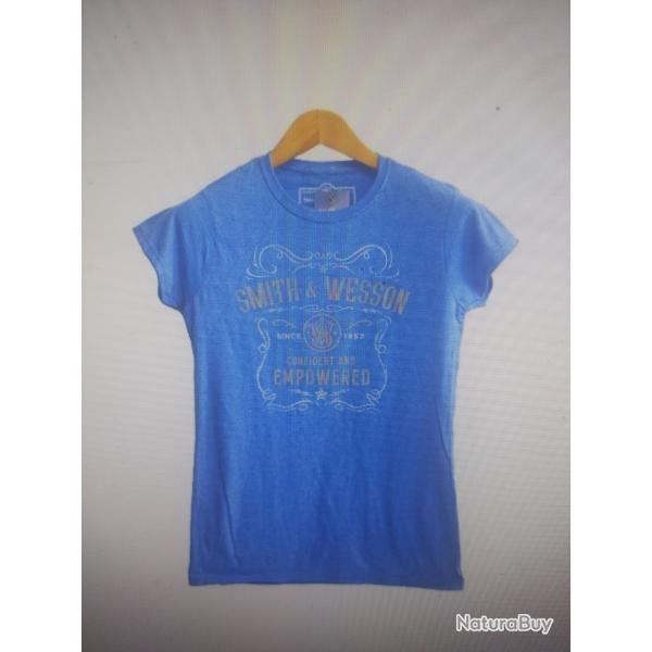 Tee shirt smith et Wesson femme confident