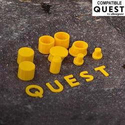 Kit de Caches Vis Bait Boat Pod pour Deeper Quest Orange