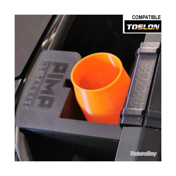 Largue Liquide Bait Boat Pod pour Toslon X-Boat Orange