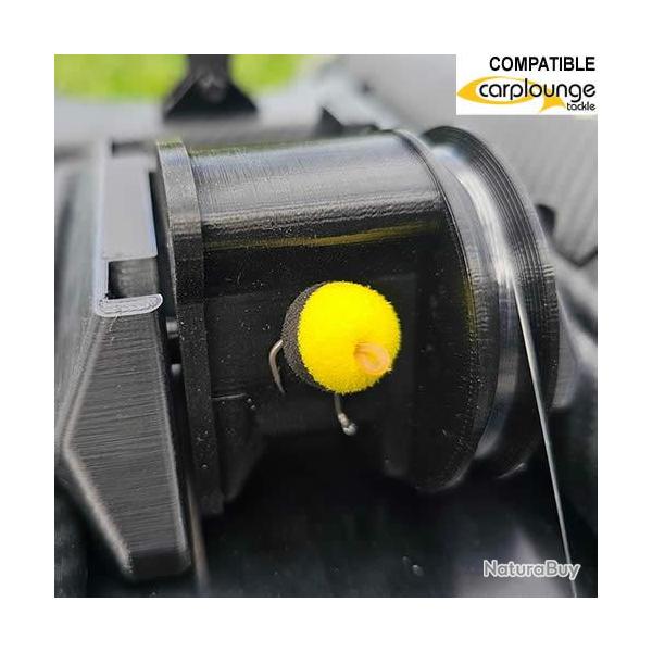 Largue Zig Bait Boat Pod pour Carplounge RT4/RT7 Black