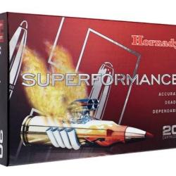 Cartouches Hornady Superformance cal : 30-06 150Gr x20