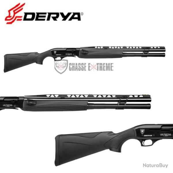Fusil DERYA Lion Practical Cal 12/76 61 cm Noir 2+1Cps