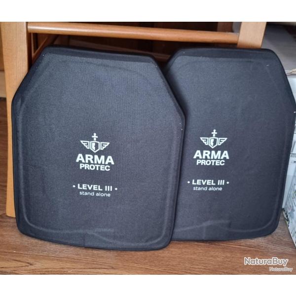 Plaques Balistiques NIJ3 Stand Alone