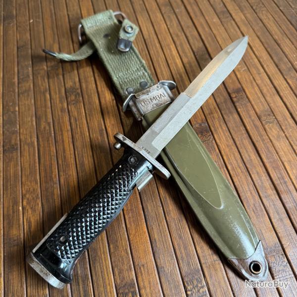 BA�ONNETTE POIGNARD DE COMBAT USM 5 MARQUAGE KIFFE JAPAN ET U.S M8 A1 PWH