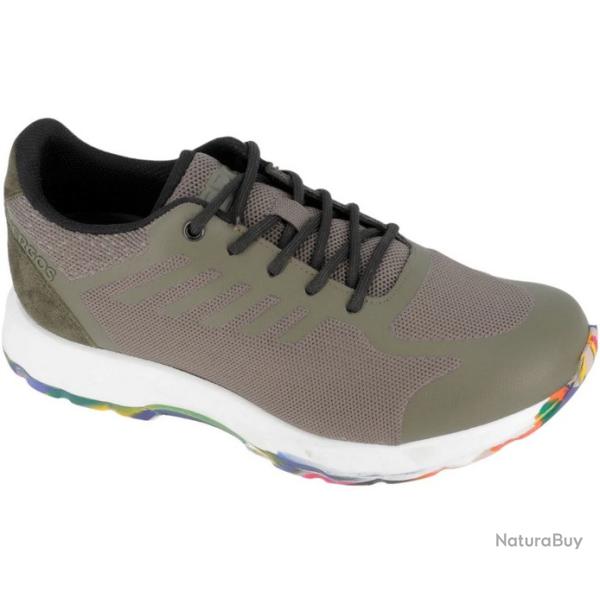 H3010 - Chaussure sneaker George avec semelle amovible - Homme - Militaire - HERGOS