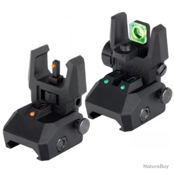 Hausse et Guidon AR15 - Fibre Optique - SKX INDUSTRIES