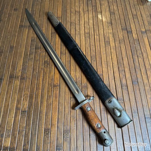 RARE BA�ONNETTE AUSTRALIENNE 1907 ARSENAL LITHGOW FUSIL LEE-ENFIELD N�1 , 1942 WW2