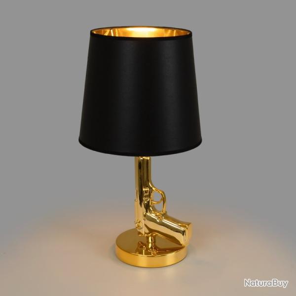 Lampe de Chevet Pistolet - dition Gold