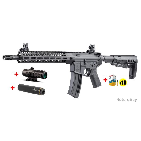 Pack H�mmerli TAC R1 calibre 22Lr avec Optique, MDS et Munitions