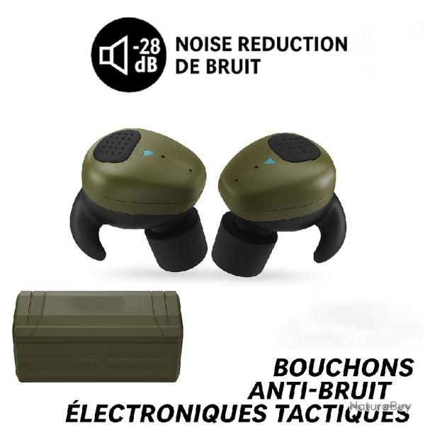 Bouchons d'Oreilles Electroniques Tir Sportif - SKX INDUSTRIES